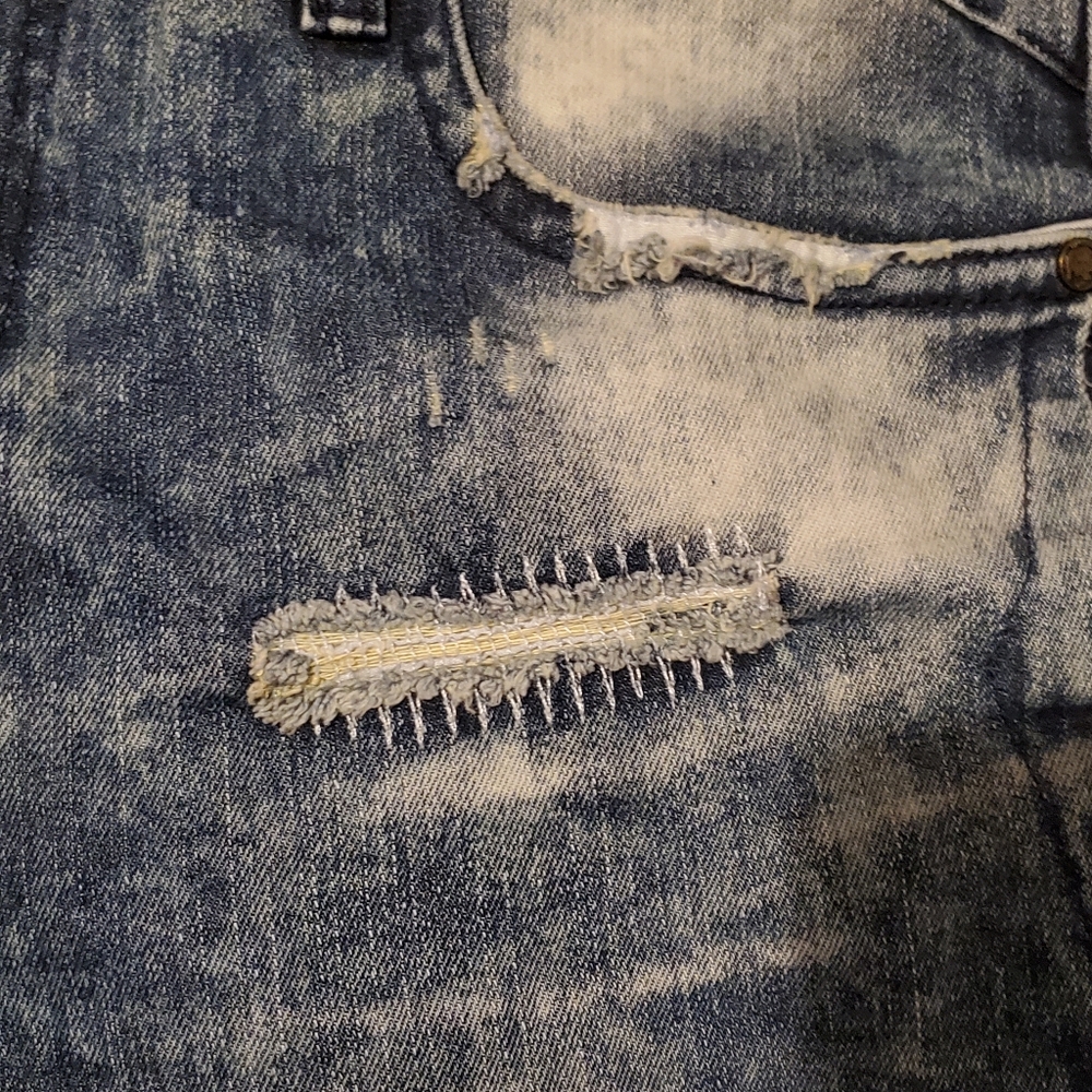 Heritage America Denim Distillery Distressed Men's Jeans Blue 36x33 - Picture 6 of 10